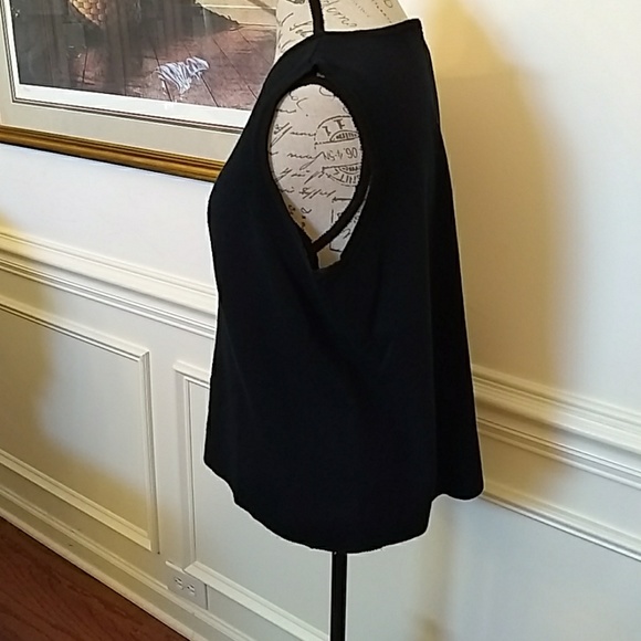 SALE 3/15 Venezia Jeans Black Top Sleeveless 18/20 - Picture 3 of 7